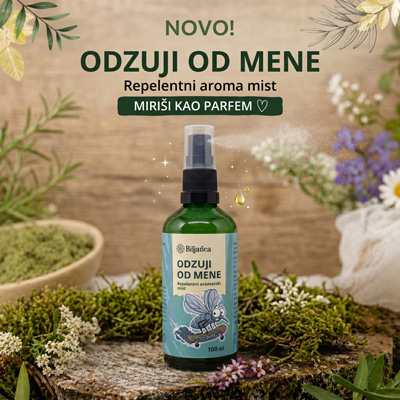 Odzuji od mene - repelentni mist 100 ml, prirodna zaštita na bazi eteričnih ulja i hidrolata